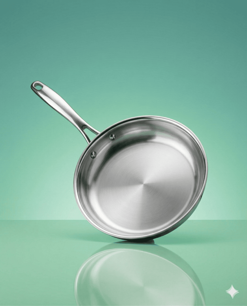 Stainless steel pan